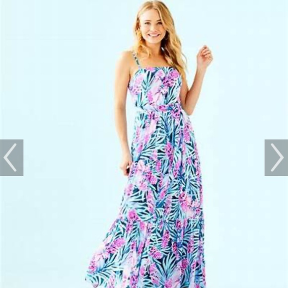 Lilly Pulitzer Aviana Mr Peacock size14. - Picture 2 of 8
